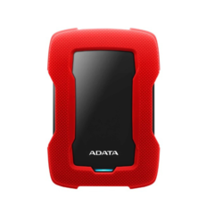 ADATA Disco Duro Externo HDD HD330, 1 TB, Rojo USB 3.1,Contra Polvo y Salpicaduras