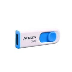 ADATA 32 GB Memoria Flash USB 2.0 Deslizable (Modelo C008) NEGRA CON ROJO Y BLANCA CON AZUL - comprar en línea
