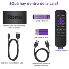 ROKU Express Dispositivo de Streaming HD con Cable HDMI de Alta Velocidad y Control Remoto Simple - tienda en línea