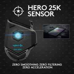 Logitech G 502 Hero K/DA - mouse para juegos de alto rendimiento - Sensor Hero 25K, 16.8 millones de colores LightTSYNC RGB, 11 botones programables, - tienda en línea