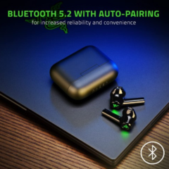 Razer Hammerhead True Wireless X Bluetooth Auriculares para Juegos, IPX4 Resistente al Agua, emparejamiento automático Bluetooth 5.0 - wildraptor videojuegos