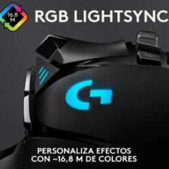 Logitech G502 Hero Mouse Gaming con Cable, Sensor Hero 25K, LIGHTSYNC RGB, Peso Ajustable, 11 Botones programables, Memoria integrada - Negro en internet