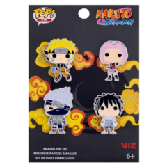 Funko Pop! 4PK PIN SET Naruto Team7