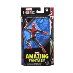 Spider-Man Amazing Fantasy Serie Marvel Legends, 60.° Aniversario, Figuras de acción de cómics clásicos de 15.2 cm, 9 Accesorios