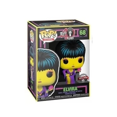 Funko Pop Icons: Elvira 68 Blacklight Exclusivo