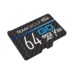 TEAMGROUP GO CARD 64GB MicroSDHC UHS-I U3 memory card with Adapter (for GO PRO and action cameras) TGUSDX64GU303 en internet
