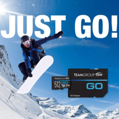 TEAMGROUP GO CARD 64GB MicroSDHC UHS-I U3 memory card with Adapter (for GO PRO and action cameras) TGUSDX64GU303 - tienda en línea