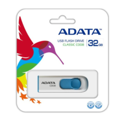 Memoria USB Adata Classic C008 32GB 2.0 negro y rojo , Blanca Azul en internet