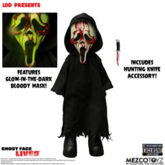 Ghost Face Bloody Glow-in-the-Dark Edition LDD Present 10-Inch Doll - Entertainment Earth Exclusive - wildraptor videojuegos