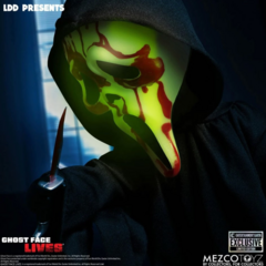 Imagen de Ghost Face Bloody Glow-in-the-Dark Edition LDD Present 10-Inch Doll - Entertainment Earth Exclusive