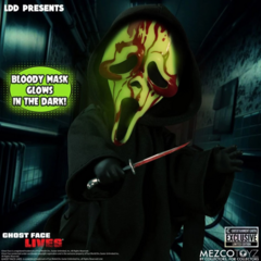 Ghost Face Bloody Glow-in-the-Dark Edition LDD Present 10-Inch Doll - Entertainment Earth Exclusive