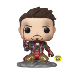 Vengadores: Endgame ¡Soy Iron Man! Funko Pop de lujo que brilla en la oscuridad. Figura de vinilo n.º 580 - Avances exclusivos en internet