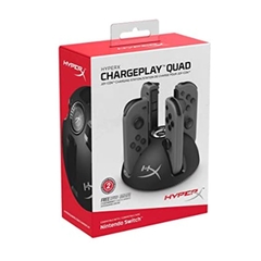 HyperX ChargePlay Quad - Estación de Carga para controles Joy-Con para Nintendo Switch