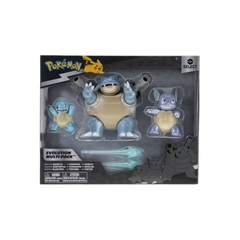 Figuras Pokemon Select Evolution Squirtle Set De 3 Figuras