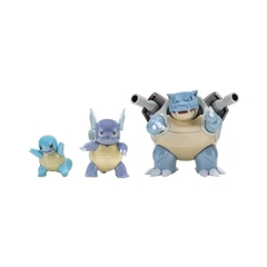 Figuras Pokemon Select Evolution Squirtle Set De 3 Figuras en internet