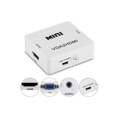 Vimi Convertidor Vga - Hdmi 1080p Audio Y Video - comprar en línea