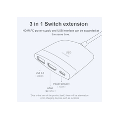 Hagibis-Base de TV para Nintendo Switch, estación de acoplamiento portátil USB C azul con rojo - comprar en línea