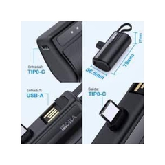 Mini Power Bank 1 Hora 4500 mah, Batería Portátil Salida Tipo C con 1 Cable USB en internet