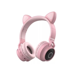 Vimi Audifonos Diadema Gato Bluetooth DM-BT-43 rosa