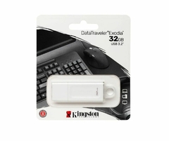Kingston Memoria USB Data Traveler Exodia 32GB USB 3.2 Gen 1 Blanca