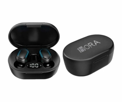 Audífonos 1 hora Inalámbricos Bluetooth In-Ear AUT 114 con Pantalla Digital Negro - comprar en línea