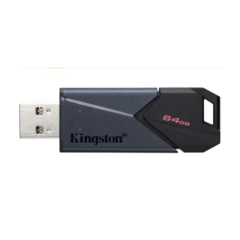 Kingston USB DataTraveler Exodia Onyx Capacidad: 64GB USB-A 3.2 Gen 1 (DTXON/64GB) - tienda en línea