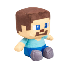 JINX - Peluche Minecraft Mini Crafter Steve, multicolor, 11 cm de alto