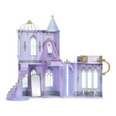 MGA's Dream Ella Aria Majestic Castle, Castillo portátil de Dos Pisos, Capacidad para 2 muñecas de 29 cm, con Puertas, Muebles y Accesorios, 3+ años, - comprar en línea