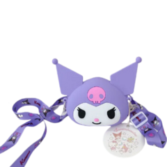 Bolso de hombro de silicona de Anime Kawaii, monedero de dibujos animados, mochila de cambio para niños, regalos de cumpleaños, Kuromi MyMelody - wildraptor videojuegos