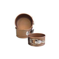 SET MINI TORTERA DESMONTABLE X3 COBRE HUDSON