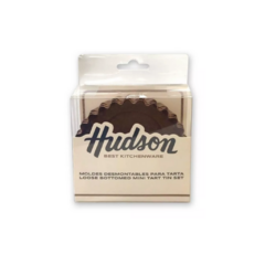 SET MINI TARTERAS DESMONTABLES X3 COBRE HUDSON - comprar online