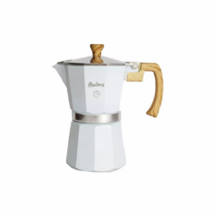 CAFETERA ITALIANA 6 TAZAS HUDSON BLANCA