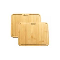 SET PLATOS ASADO BAMBU X2 HUDSON