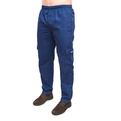 calça brim algodão sarja cargo bolso nova7 elástico cordão azul preta cinza