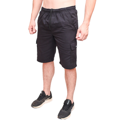 bermuda short calção brim 100% algodão nova7 com bolso não encolhe atacado e varejo