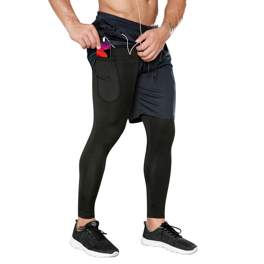 Calça de Compressão Masculina para Corrida