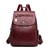 Mochila feminina 6 cores couro