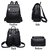 Mochila feminina 6 cores couro - loja online