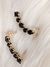 Brinco Ear Cuff Zircônia Preto Dourado - comprar online