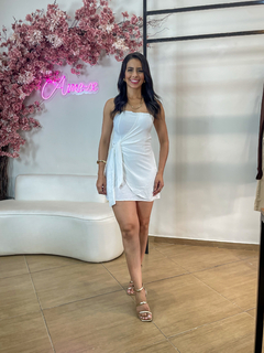 Vestido Lina Branco na internet