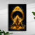 Quadro Fine Art Shiva Visions em Dourado Nº3