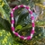 Pulseira Rosa com Pérolas - comprar online