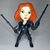 Boneca Viúva Negra Black Widow Metal Die Cast