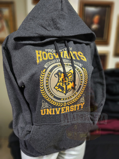 Hoodie Hogwarts University (Gris)