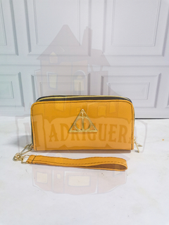 Cartera Reliquias Hufflepuff Doble Zipper