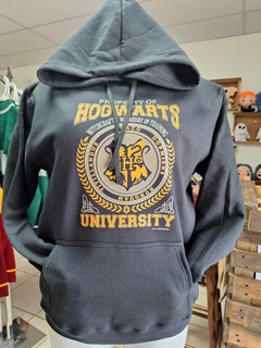 Hoodie Hogwarts University Negro La Madriguera