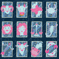 Zodiac Cards Pattern