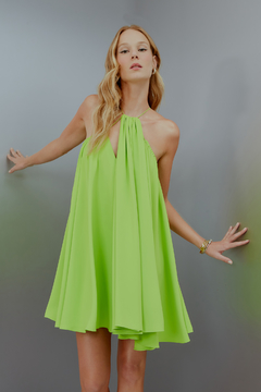 Vestido Coulisse Trapezio - comprar online