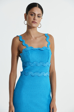 Vestido L'Cecci Azul - comprar online