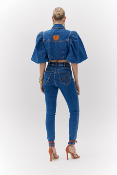 Blazer Cropped Jeans - comprar online